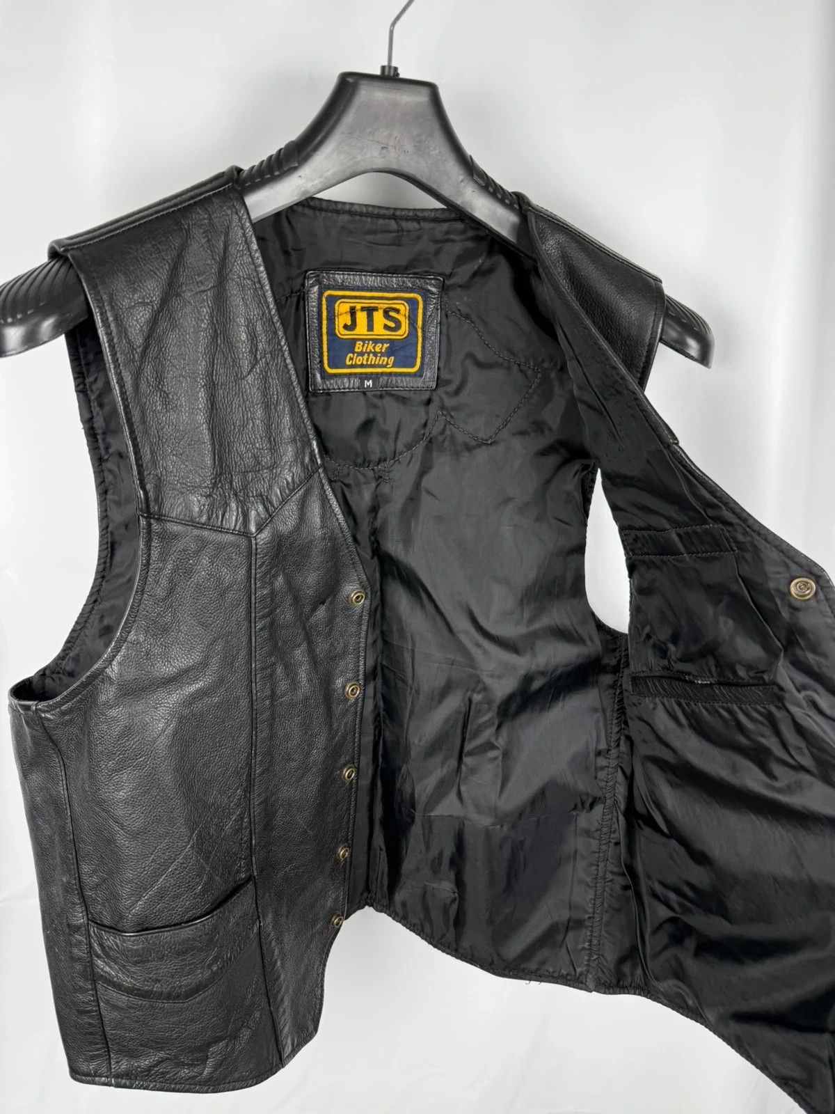 Other JTS Biker Genuine Leather Vest Shovel Vest size M Size US M / EU 48-50 / 2 - 9 Thumbnail