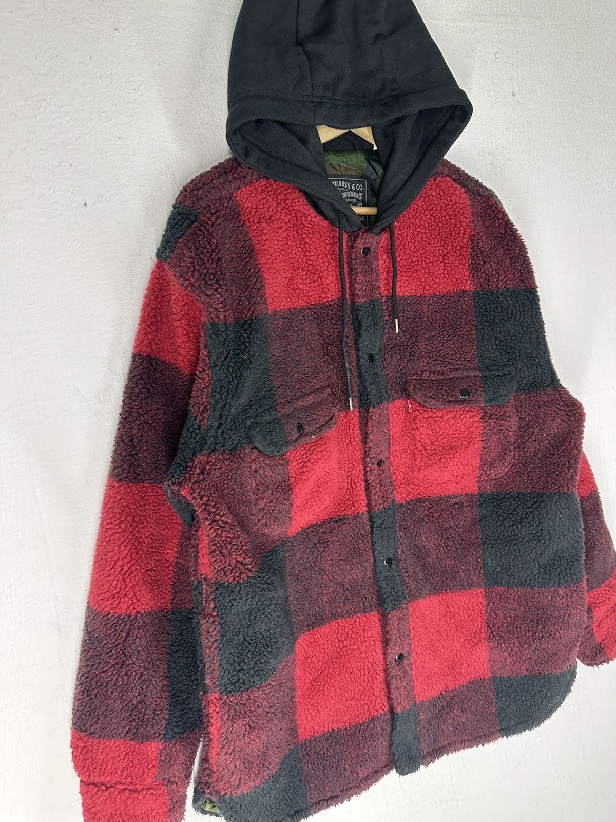 Levi's Vintage Clothing Levi’s Sherpa Jackson Worker Hoodie Shirt Fleece Jacket Size US M / EU 48-50 / 2 - 4 Thumbnail