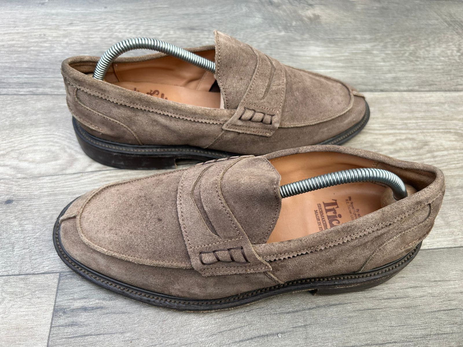 Tricker's Tricker's James Penny Suede Loafers Sz 8 UK Size US 9 / EU 42 - 2 Thumbnail
