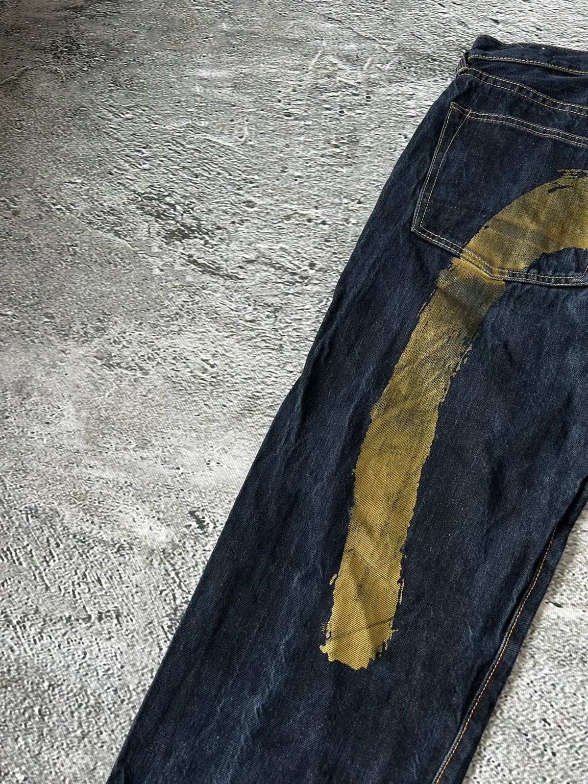 Evisu Evisu jeans daicock big logo gold selvedge denim Japan Size US 30 / EU 46 - 5 Thumbnail