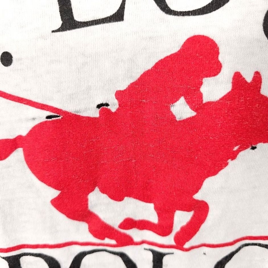 Vintage VINTAGE Cal Cru St Louis Polo T Shirt Mens XL White 80s Horse Made In USA Size US XL / EU 56 / 4 - 4 Thumbnail