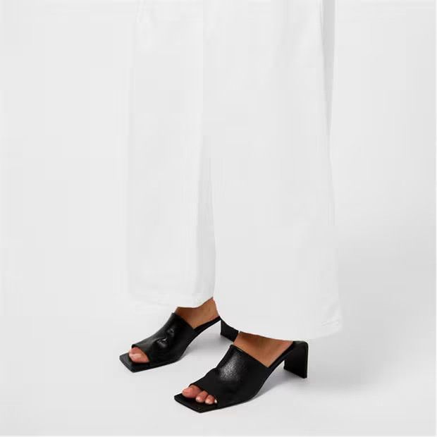 Jil Sander o1g2r1mq1024 Heeled Mules in Black Size US 7 / IT 37 - 5 Thumbnail