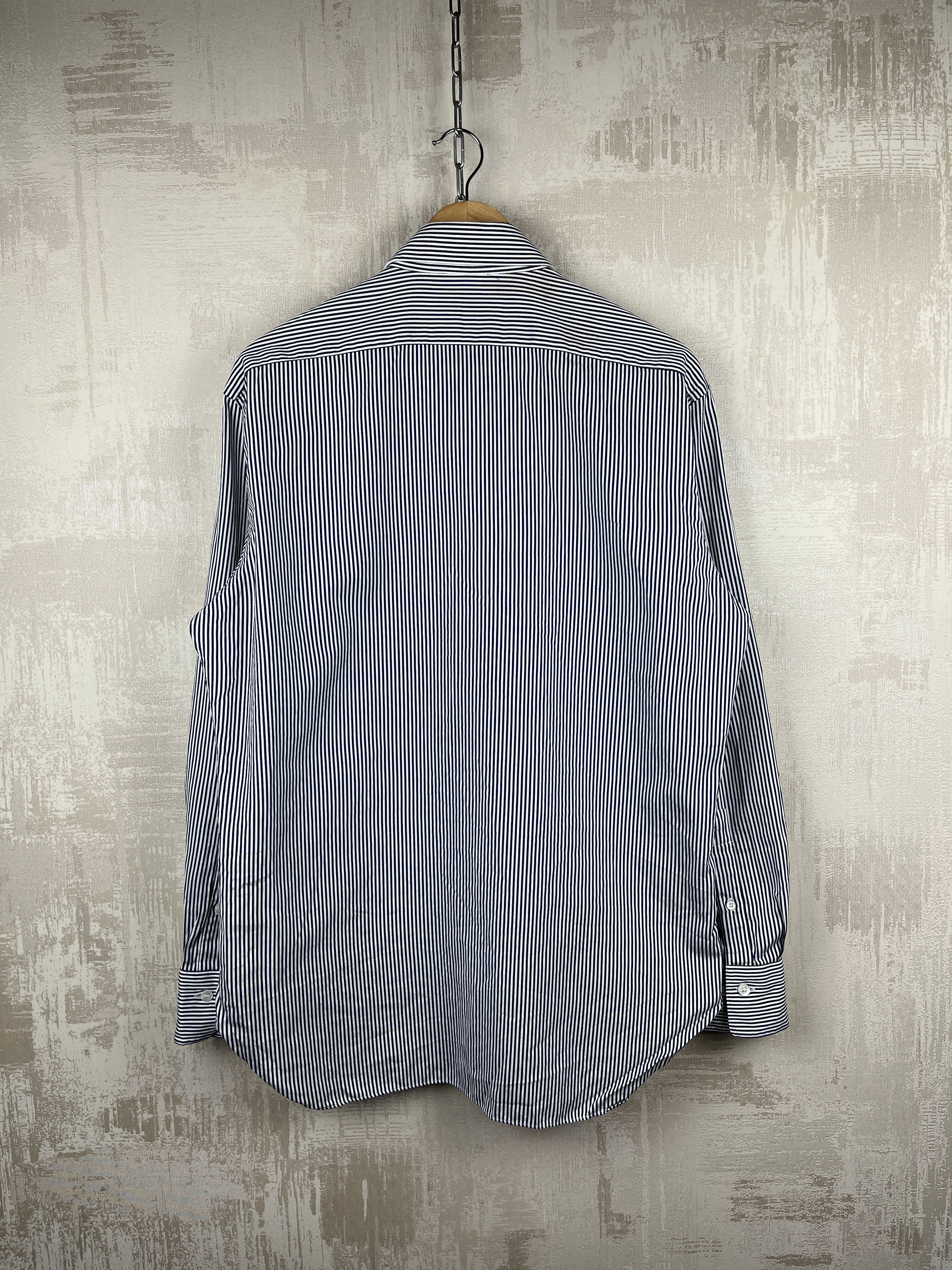 Faconnable Faconnable Striped Long Sleeve Shirt Size 42 - 16.5 Classic Size US L / EU 52-54 / 3 - 14 Thumbnail