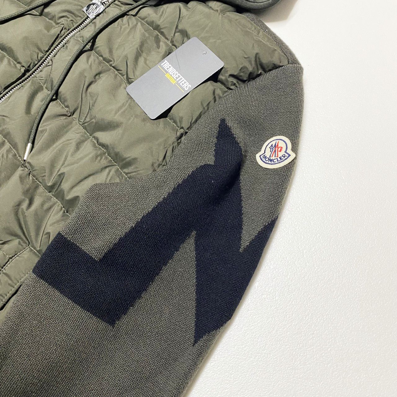 Moncler Moncler tricot hooded padded cardigan mens size M sweater Size US M / EU 48-50 / 2 - 5 Thumbnail