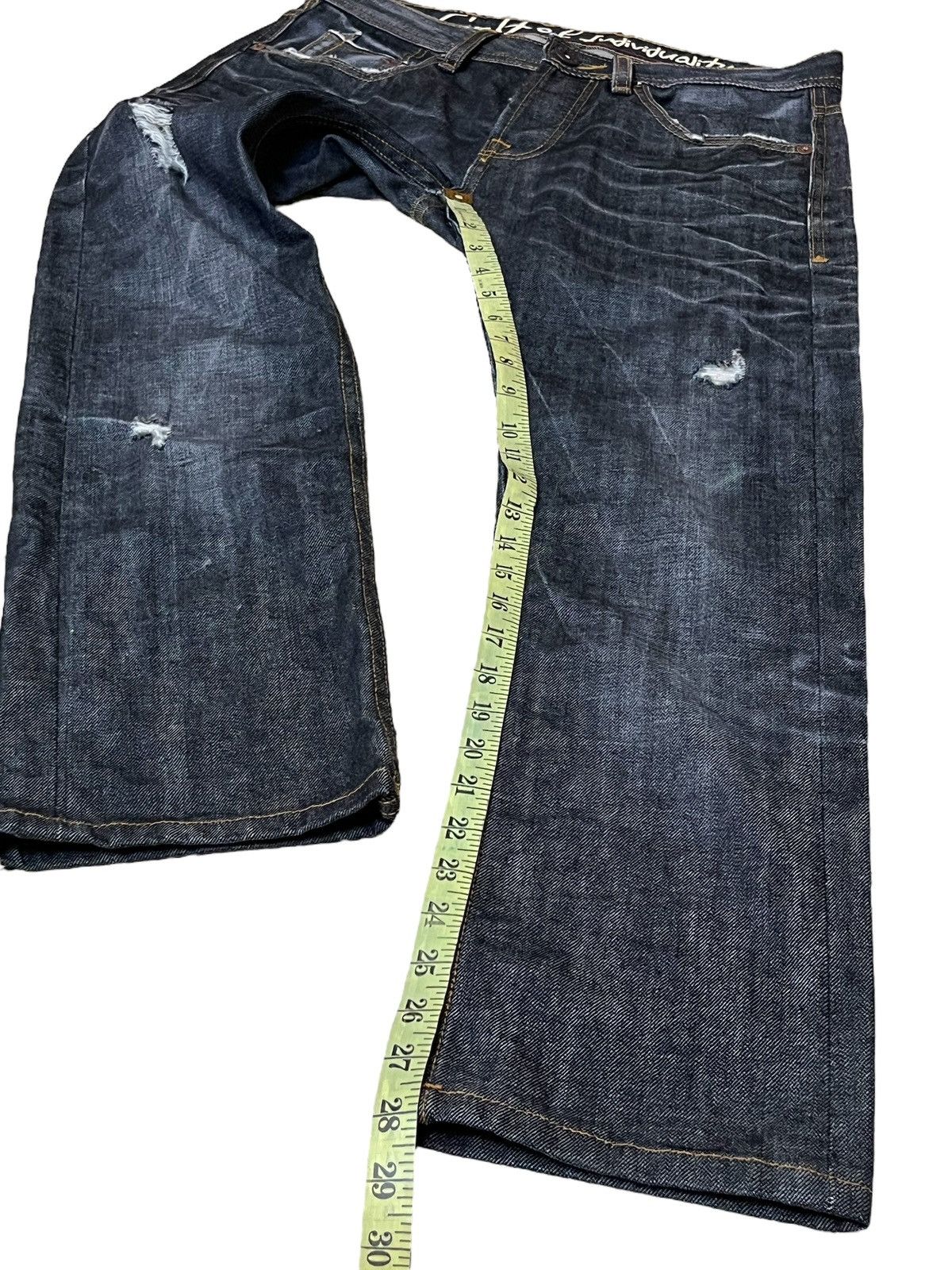 Cult Of Individuality ARCHIVE JAPANESE CULT OF INDIVIDUALITY SELVEDGE JEANS Size US 31 - 17 Thumbnail