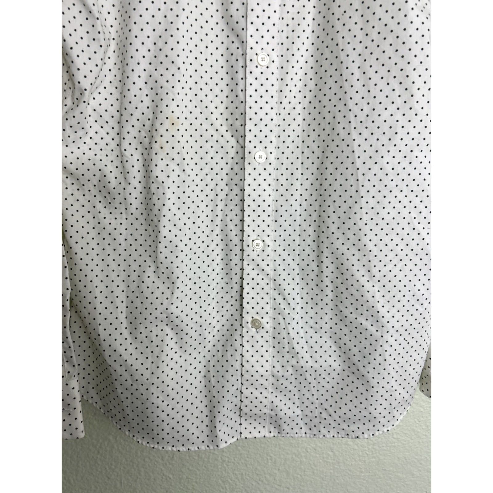 Banana Republic **Banana Republic Womens White Polka Dot Button Down Shirt Small** User: Banana Republic Womens White Polka Dot Button Down Shirt Small Size S / US 4 / IT 40 - 7 Thumbnail