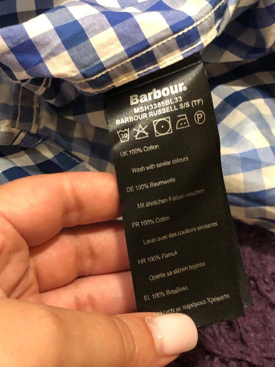 Barbour Logo Barbour Y2K Vintage Print Shirt Streetwear Size US L / EU 52-54 / 3 - 4 Thumbnail