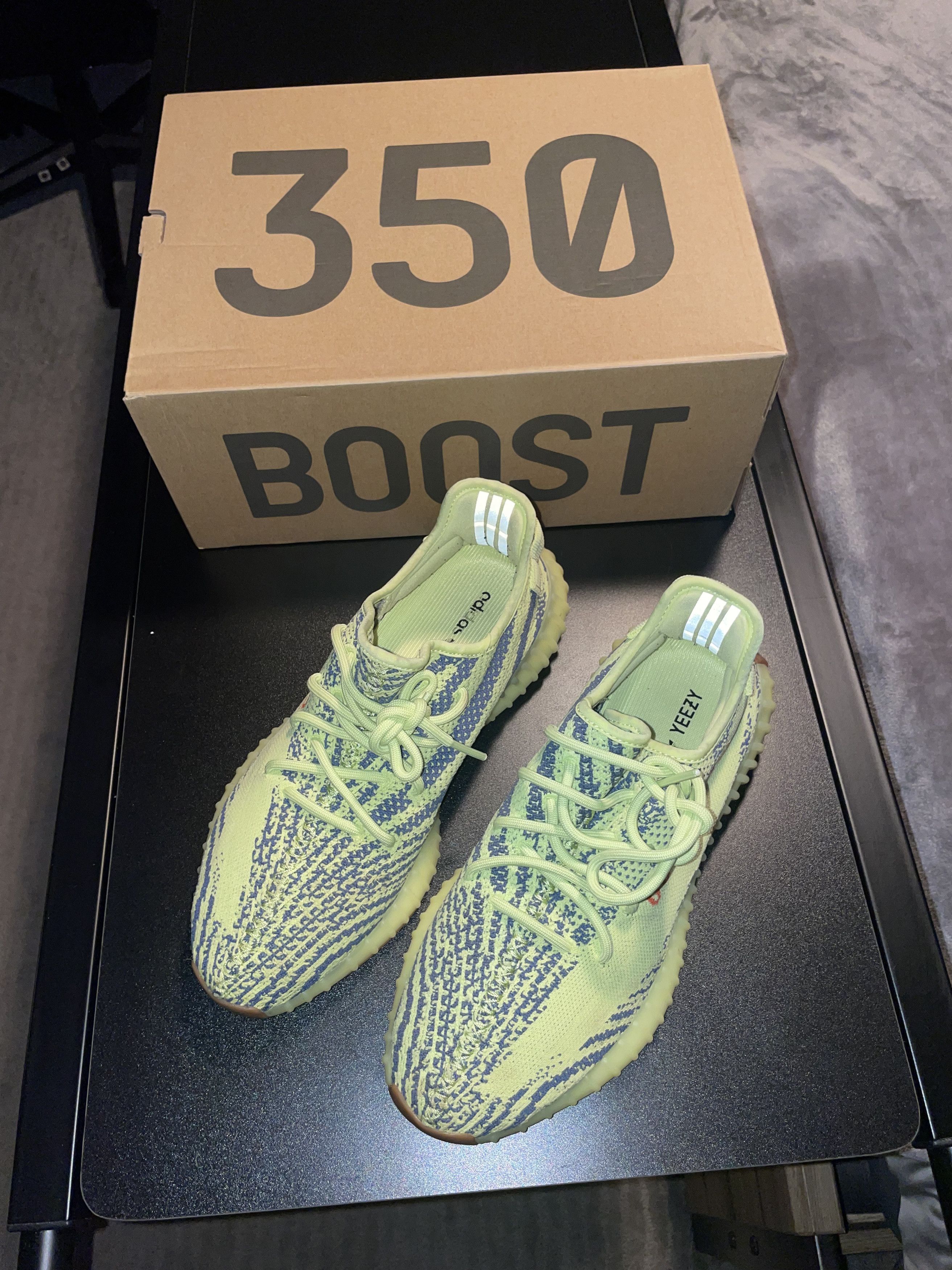 Adidas Frozen Yellow Yeezy Size US 9.5 / EU 42-43 - 1 Thumbnail