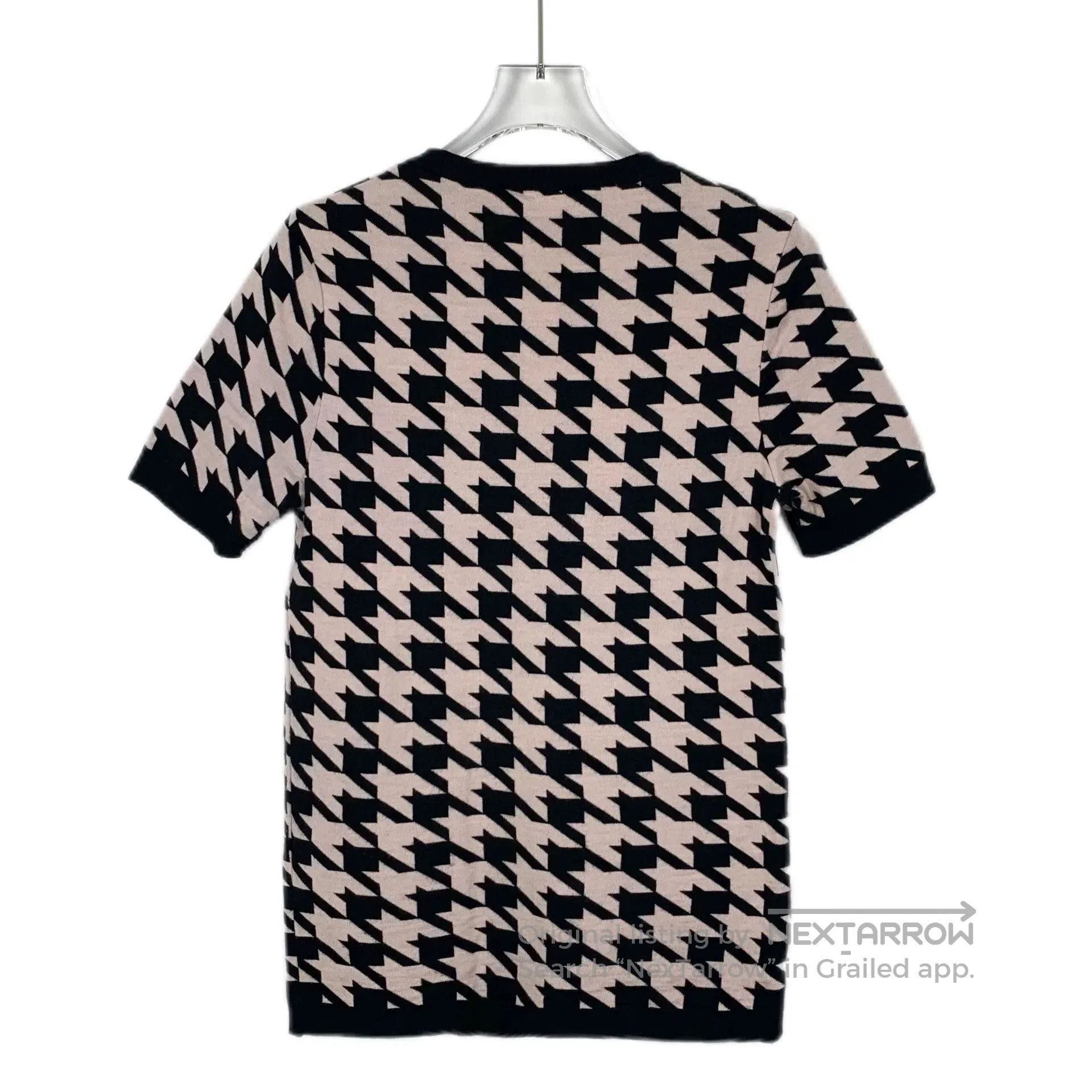 Dior Christian Dior Houndstooth Cotton T-shirt. Size US M / EU 48-50 / 2 - 2 Thumbnail