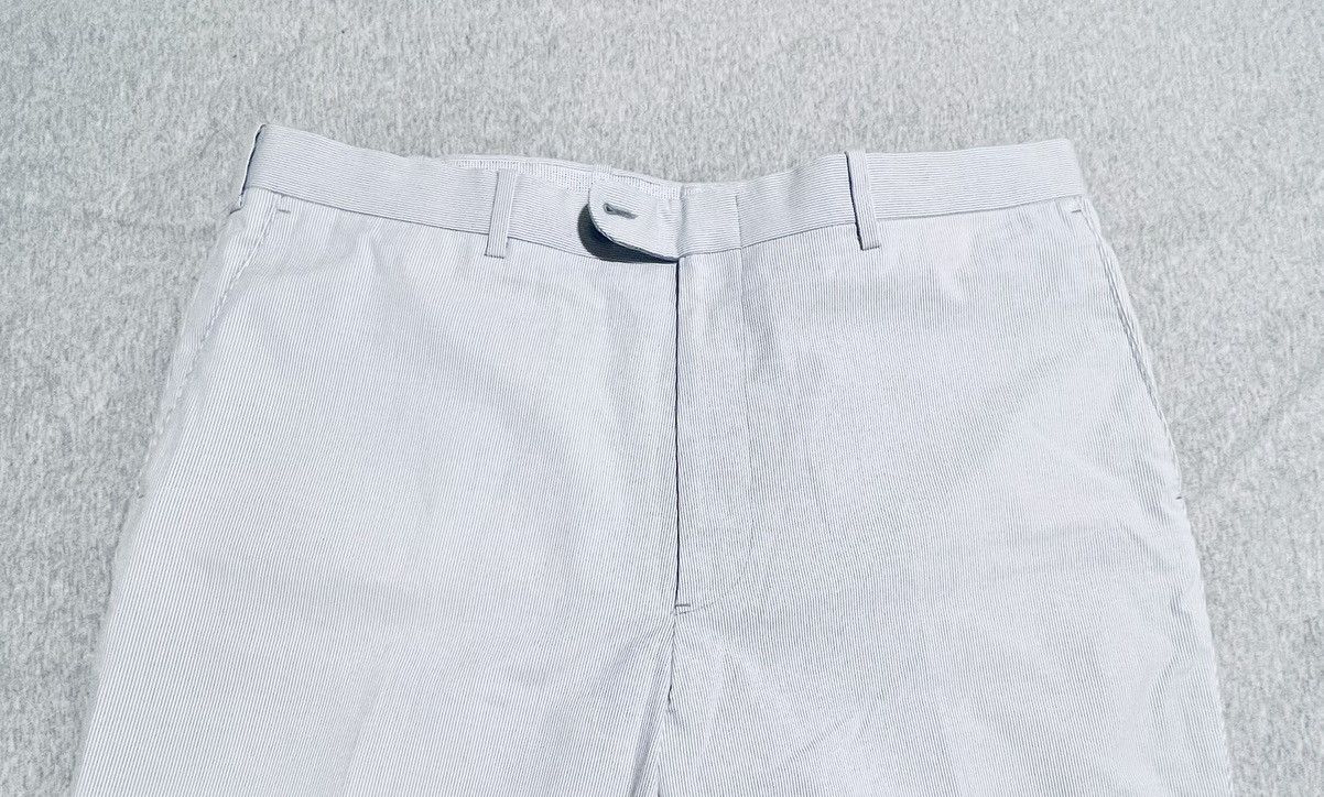 JB Classics JB Britches Trousers – White/Grey Pinstripes (Toronto Fit) Size US 32 / EU 48 - 2 Thumbnail
