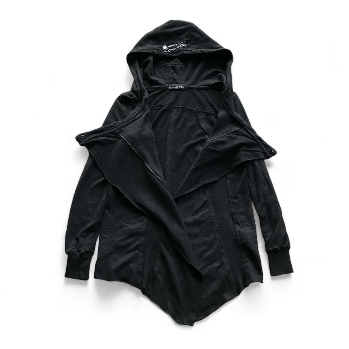 If Six Was Nine × Japanese Brand maruoka shoji heaven and earth asymmetrical hoodie Size US M / EU 48-50 / 2 - 2 Thumbnail