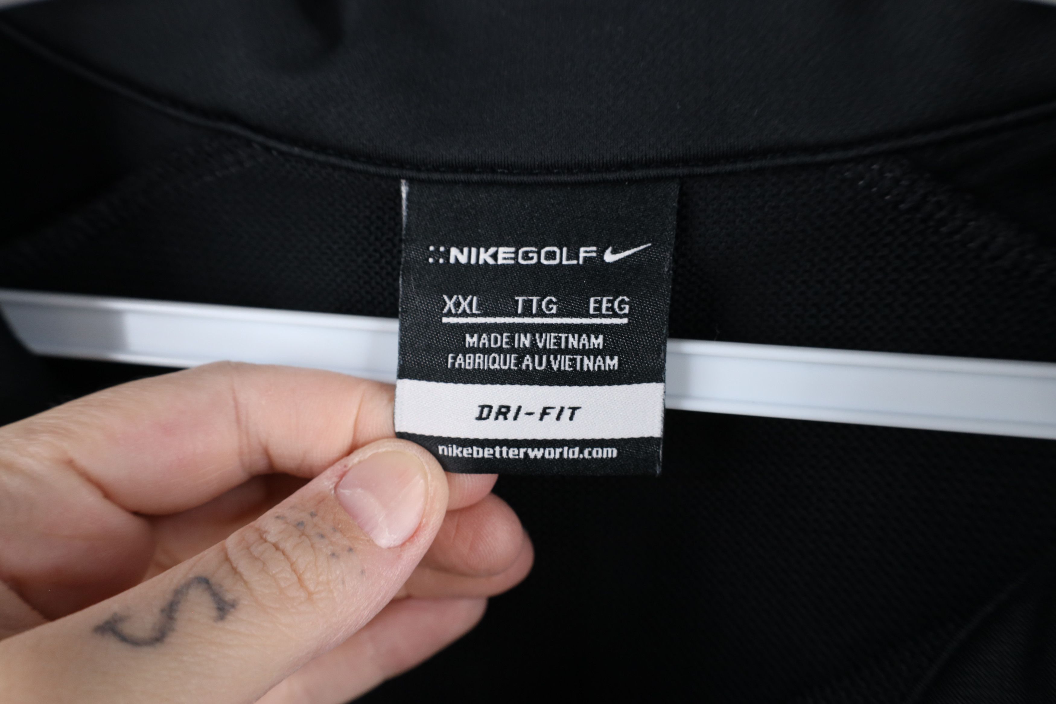 Nike × Vintage Nike Golf National Beef Half Zip Pullover Jacket Top Black Size US XXL / EU 58 / 5 - 5 Thumbnail