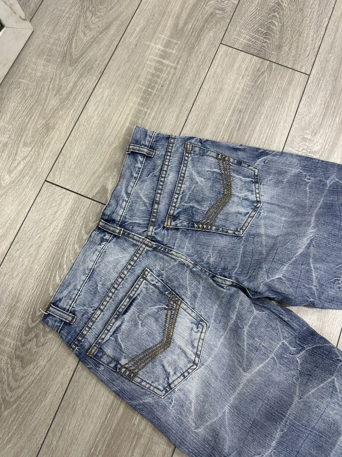 Japanese Brand Vintage Baggy Y2K Light Faded Jeans Wide Japanese Style Size US 32 / EU 48 - 6 Thumbnail