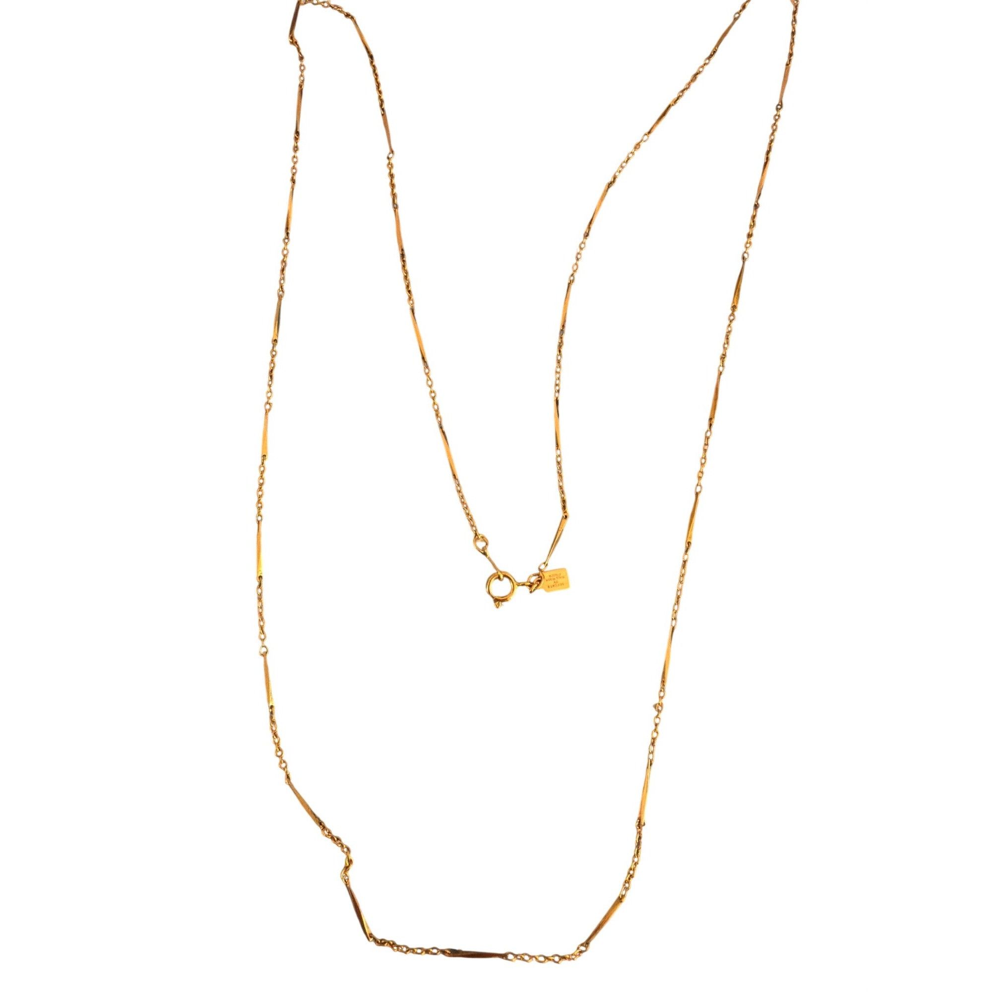Other Vintage Accents Hallmark Gold Tone Chain Necklace Textured B Size ONE SIZE - 3 Thumbnail