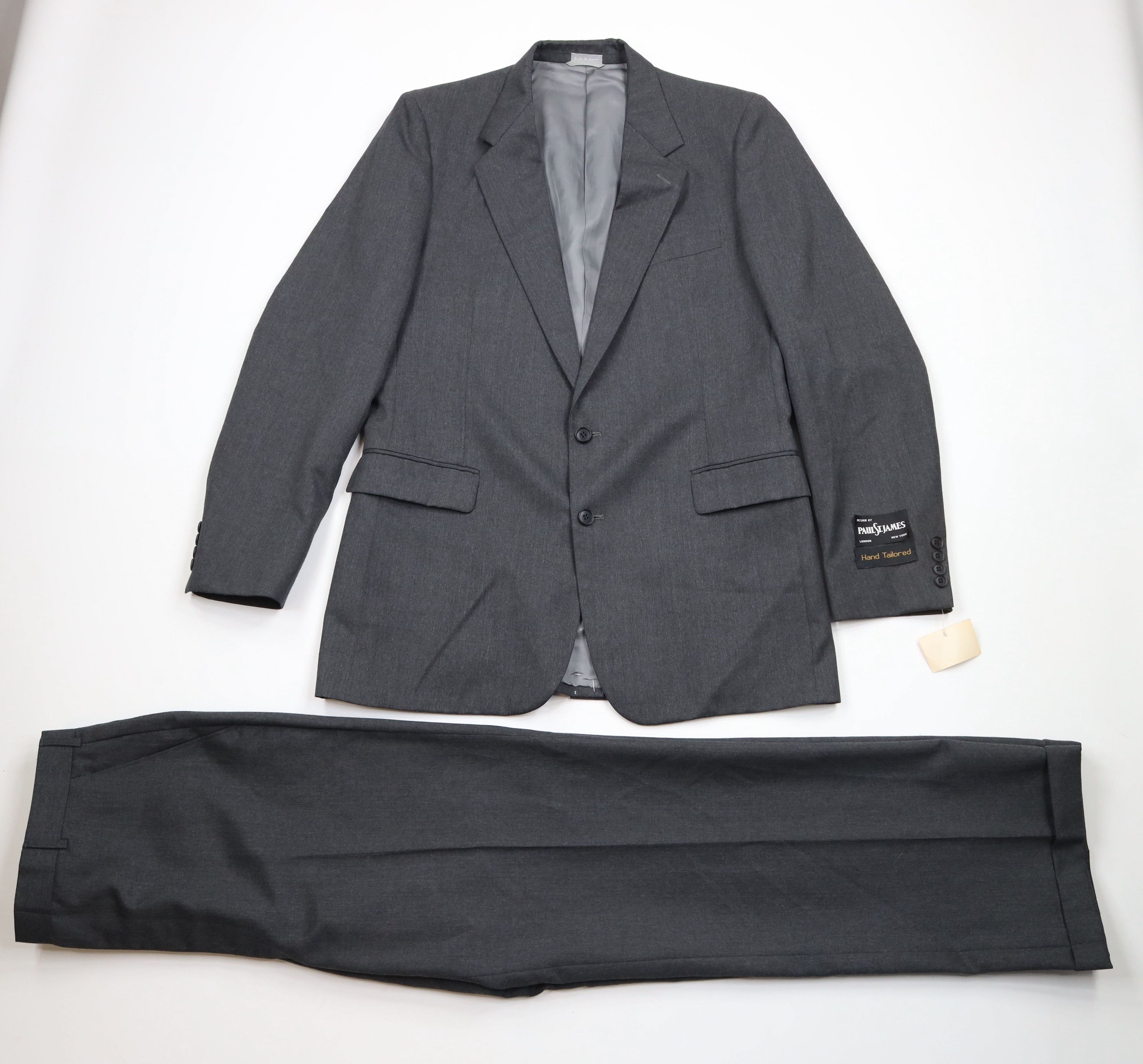 Vintage Deadstock Vintage 90s Streetwear Hand Tailored Wedding Suit Size 42L - 1 Thumbnail