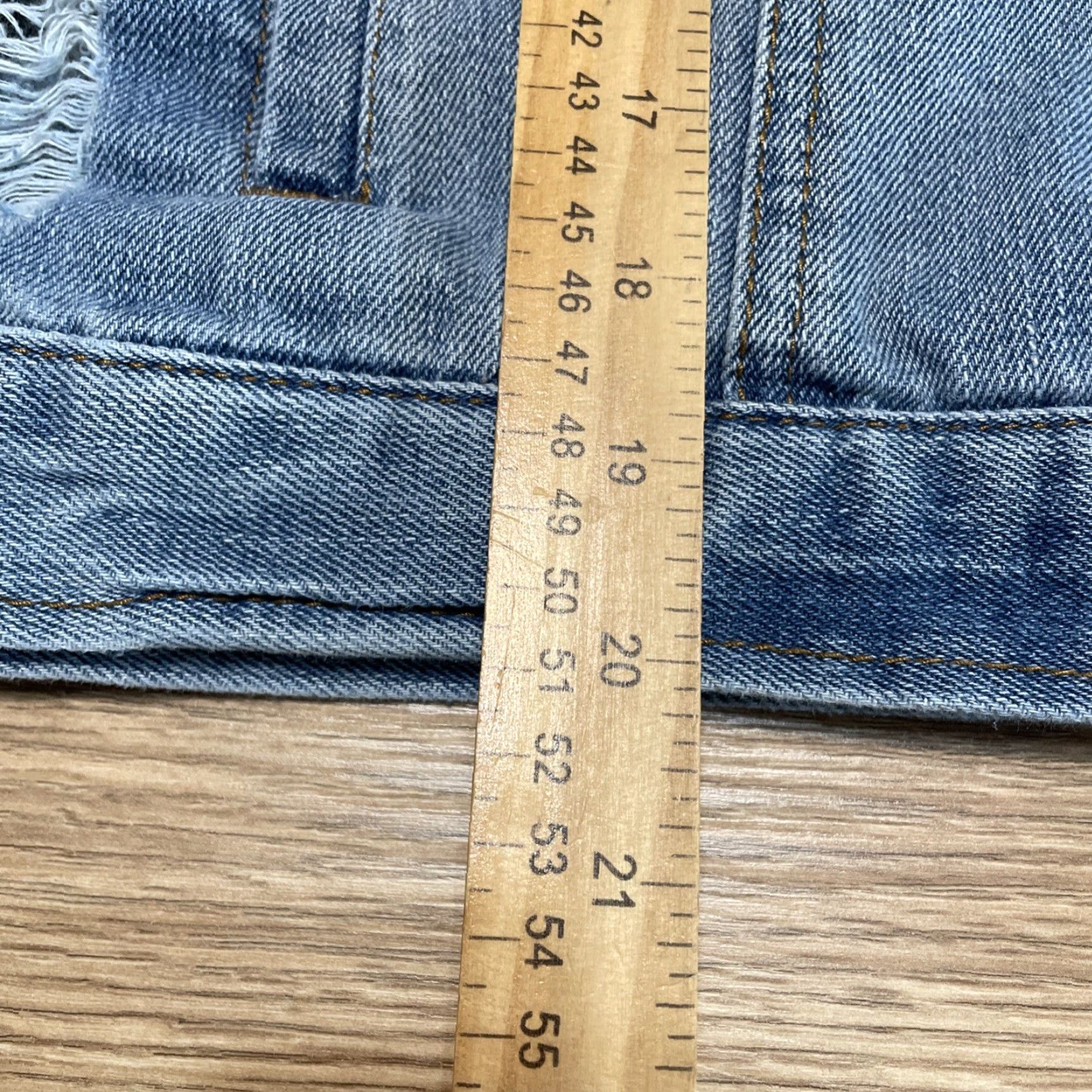 Vintage VINTAGE CI SONO Denim Jacket Women Medium Blue Ripped Distressed Stretch Cotton Blend 80s Retro Size 32" / US 10 / IT 46 - 5 Thumbnail