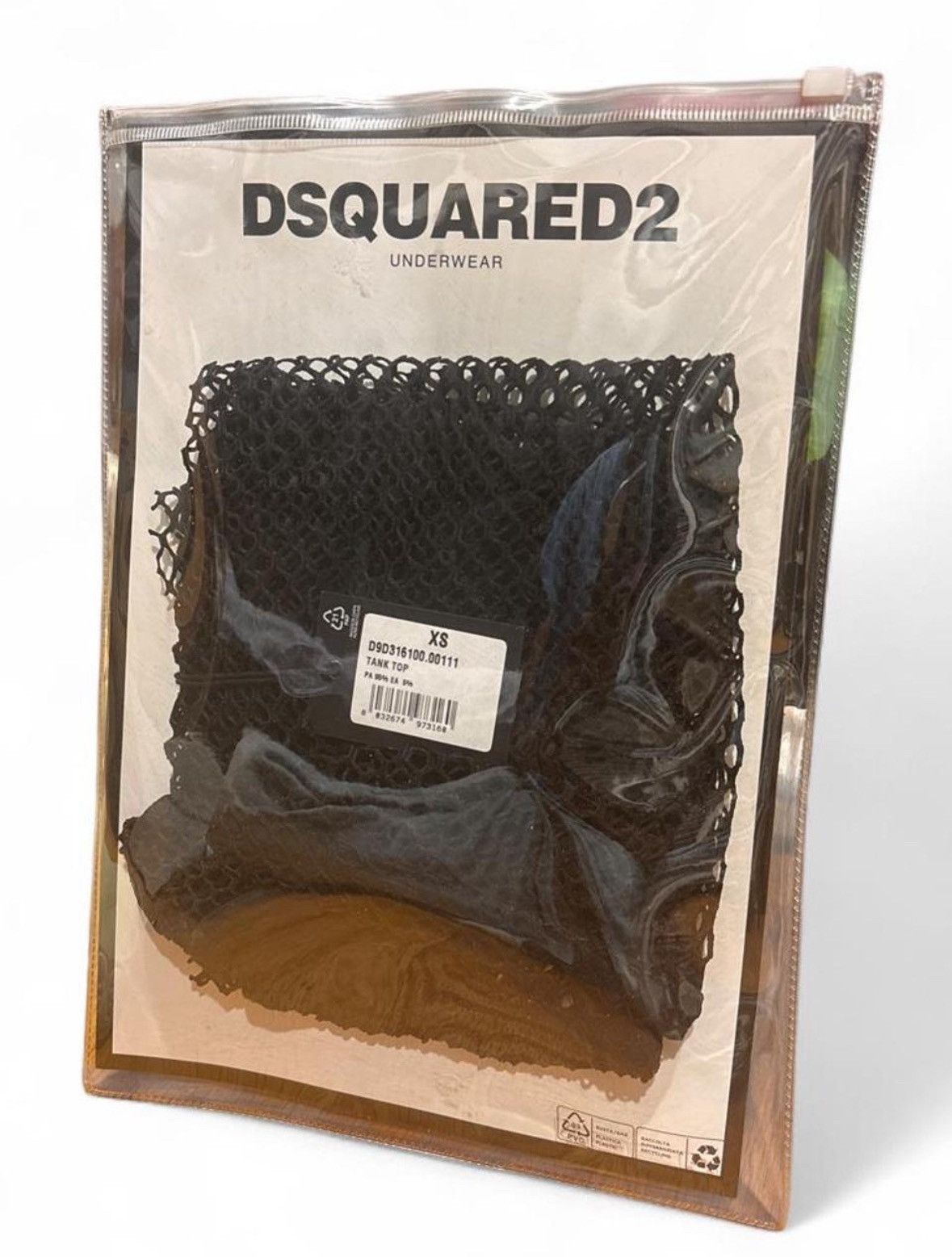 Dsquared2 Dsquared2 Black Mesh Tank Top Size XS / US 0-2 / IT 36-38 - 1 Thumbnail