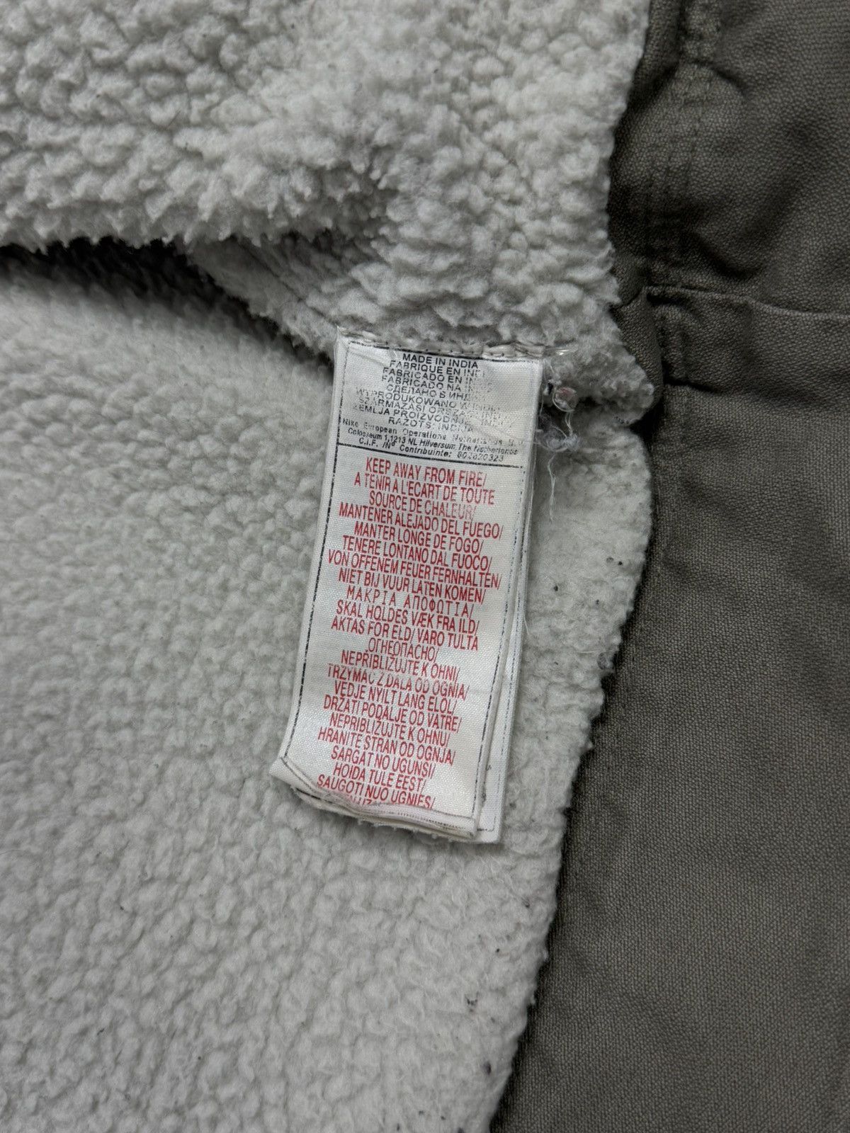 Nike ACG Vintage Nike Acg Khaki Sherpa Jacket Size US XL / EU 56 / 4 - 16 Thumbnail