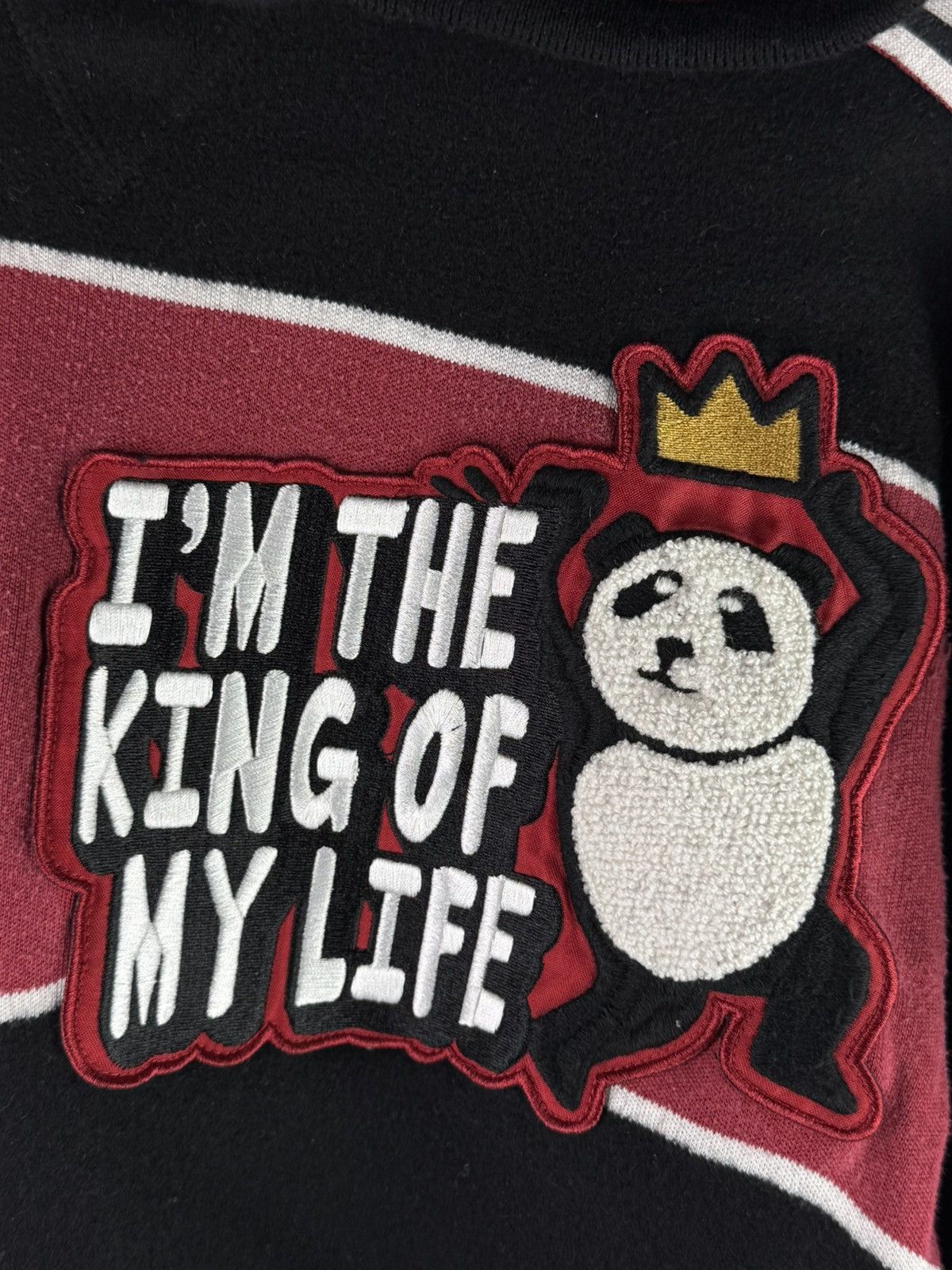 Dolce & Gabbana Dolce & Gabbana Panda Wool Khit Hoodie Black Size US S / EU 44-46 / 1 - 5 Thumbnail