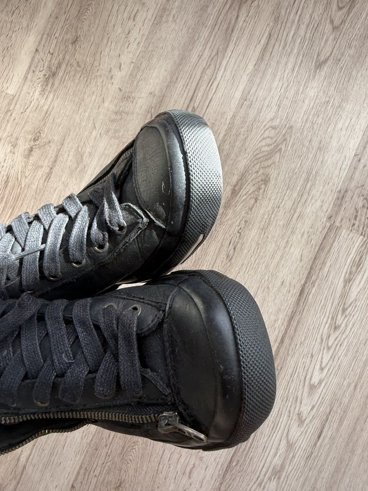 Diesel Diesel Expo Zip Leather Boots US 7.5 Black Side Zip Size US 7.5 / EU 40-41 - 20 Thumbnail
