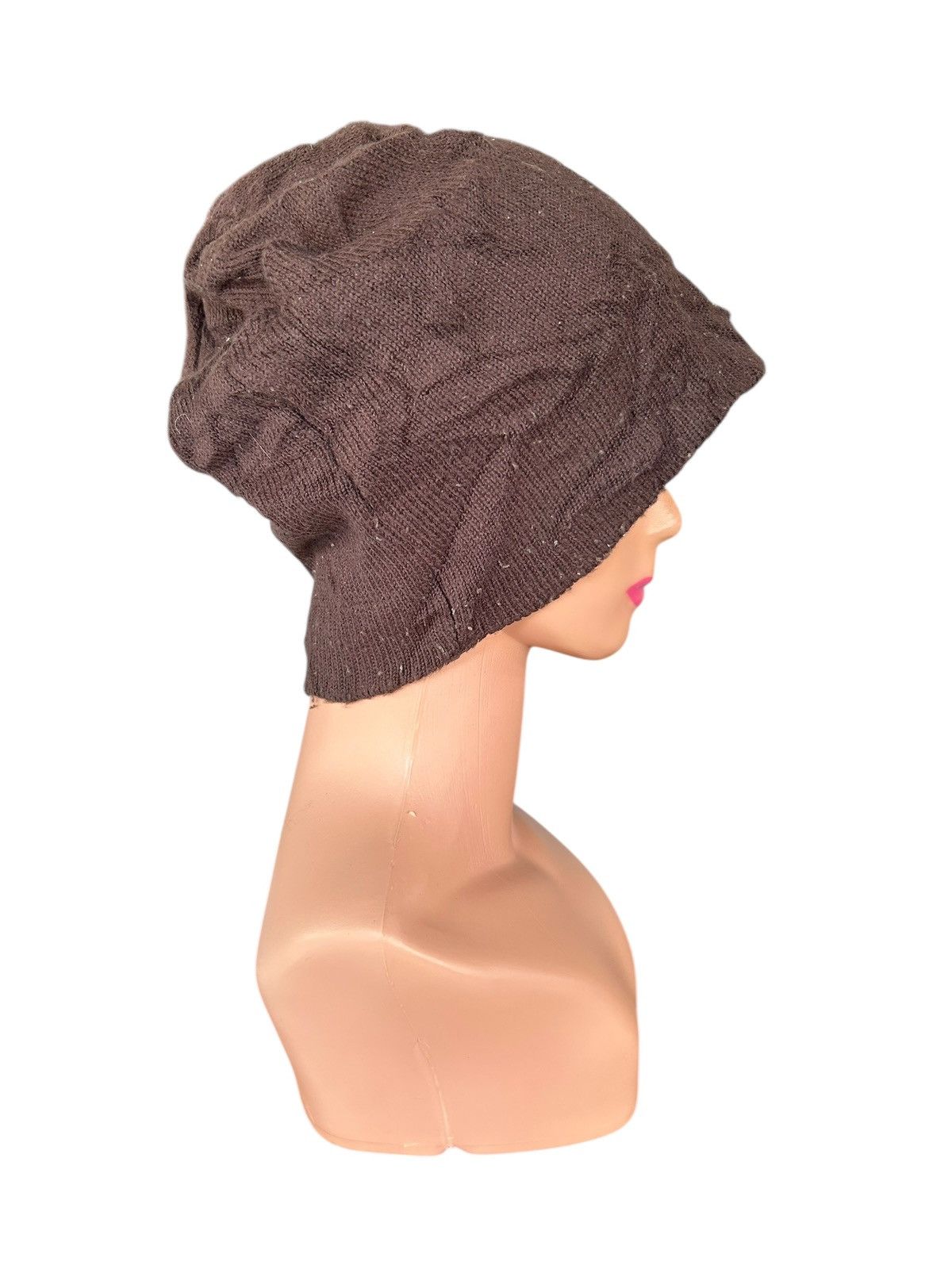 Japanese Brand × Kapital × Vintage Skull Danger Sunfaded Style Hairy Beanie Hats Size ONE SIZE - 3 Thumbnail