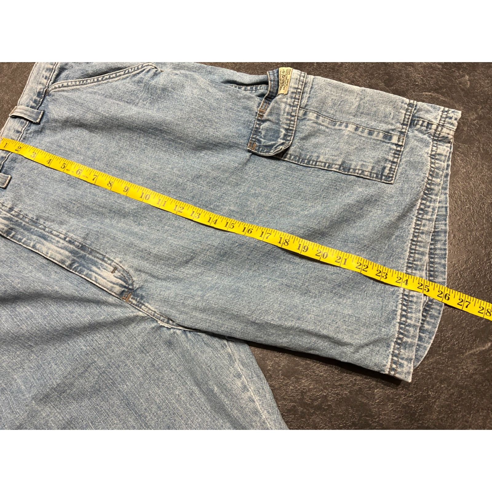 Wrangler Wrangler Denim Jean Shorts Cargo 46 Relaxed Fit Blue Men’s Y2K Size US 30 / EU 46 - 7 Thumbnail