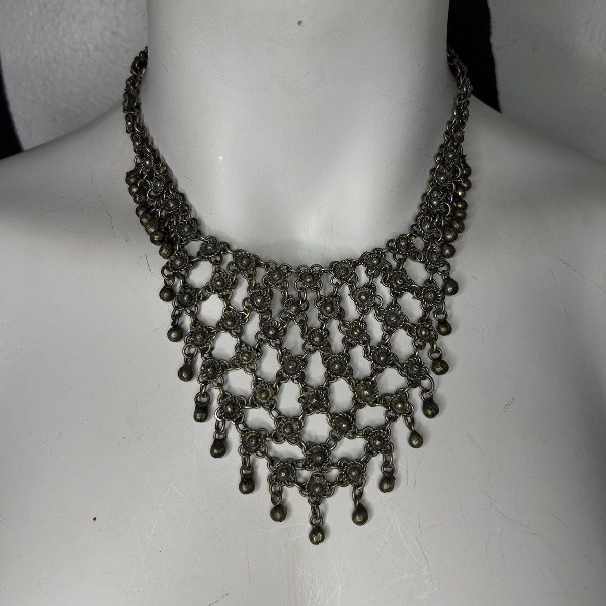 If Six Was Nine × Vintage Tribal Chain Mail Choker Size ONE SIZE - 2 Thumbnail