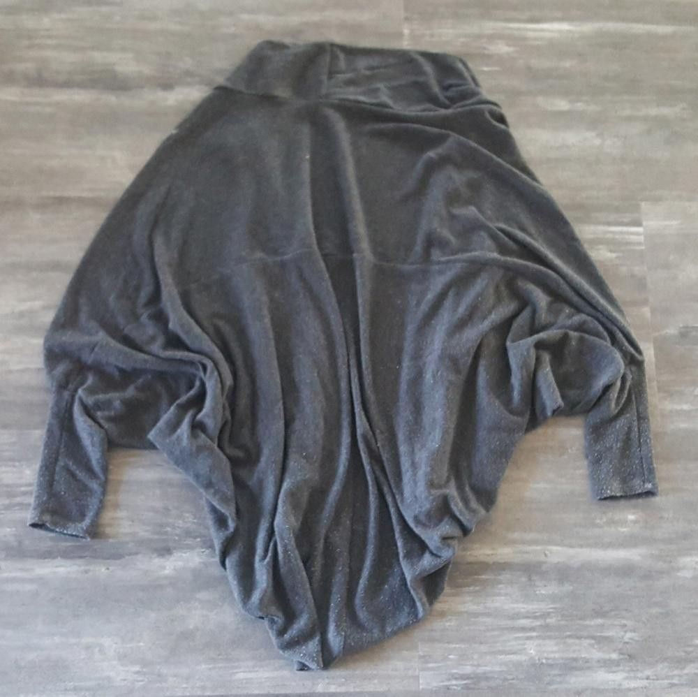 Designer Dark Grey Black Bead Cardigan Long Sleeve Size S / US 4 / IT 40 - 2 Thumbnail