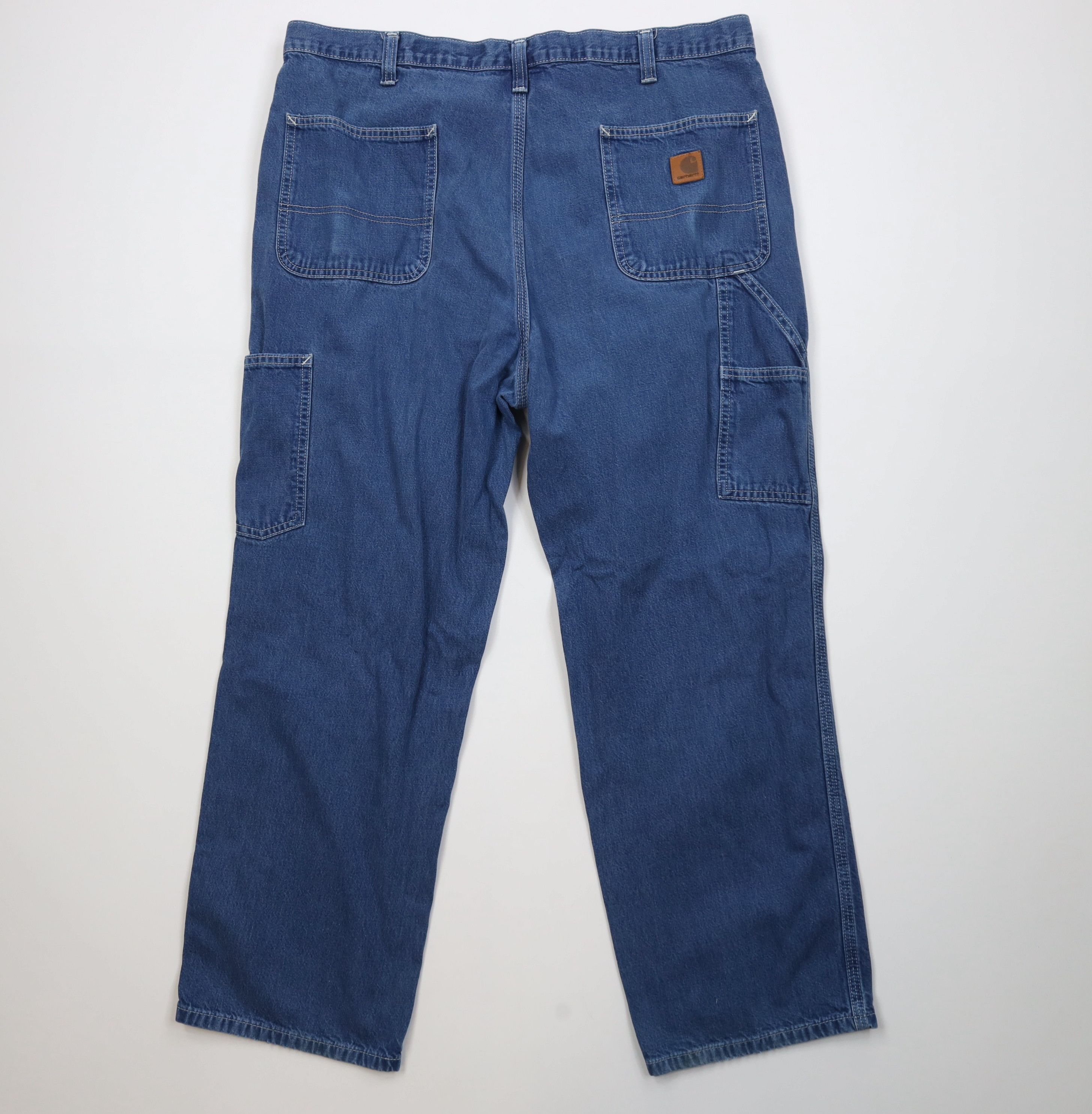Carhartt Vintage Y2K Carhartt Wide Leg Dungaree Denim Jeans Blue Size US 40 / EU 56 - 12 Thumbnail