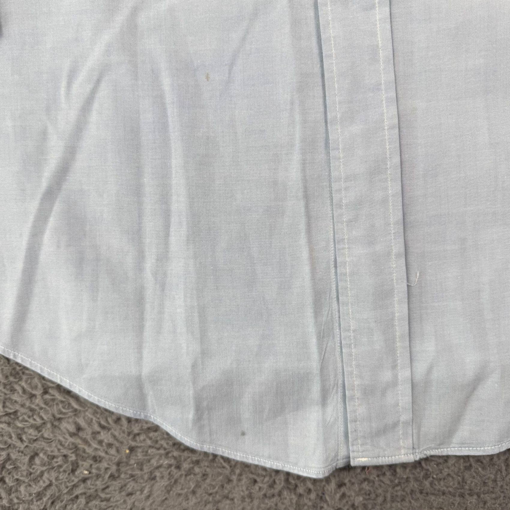 Brooks Brothers VINTAGE Brooks Brothers Makers Button Down Shirt Mens 18-3 Blue USA Made 80s Size US XXL / EU 58 / 5 - 3 Thumbnail