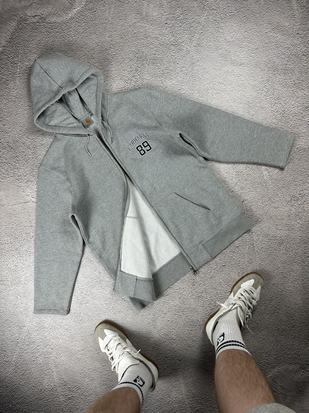 Carhartt Vintage Carhartt 89 Full Zip Hoodie Y2K Olympic Washed Size US L / EU 52-54 / 3 - 1 Thumbnail