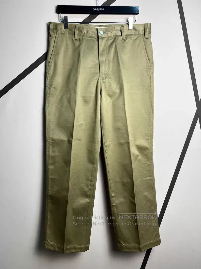 Celine Celine Khaki Straight Leg Casual Pants Size 33 i Size US 33 - 1 Thumbnail