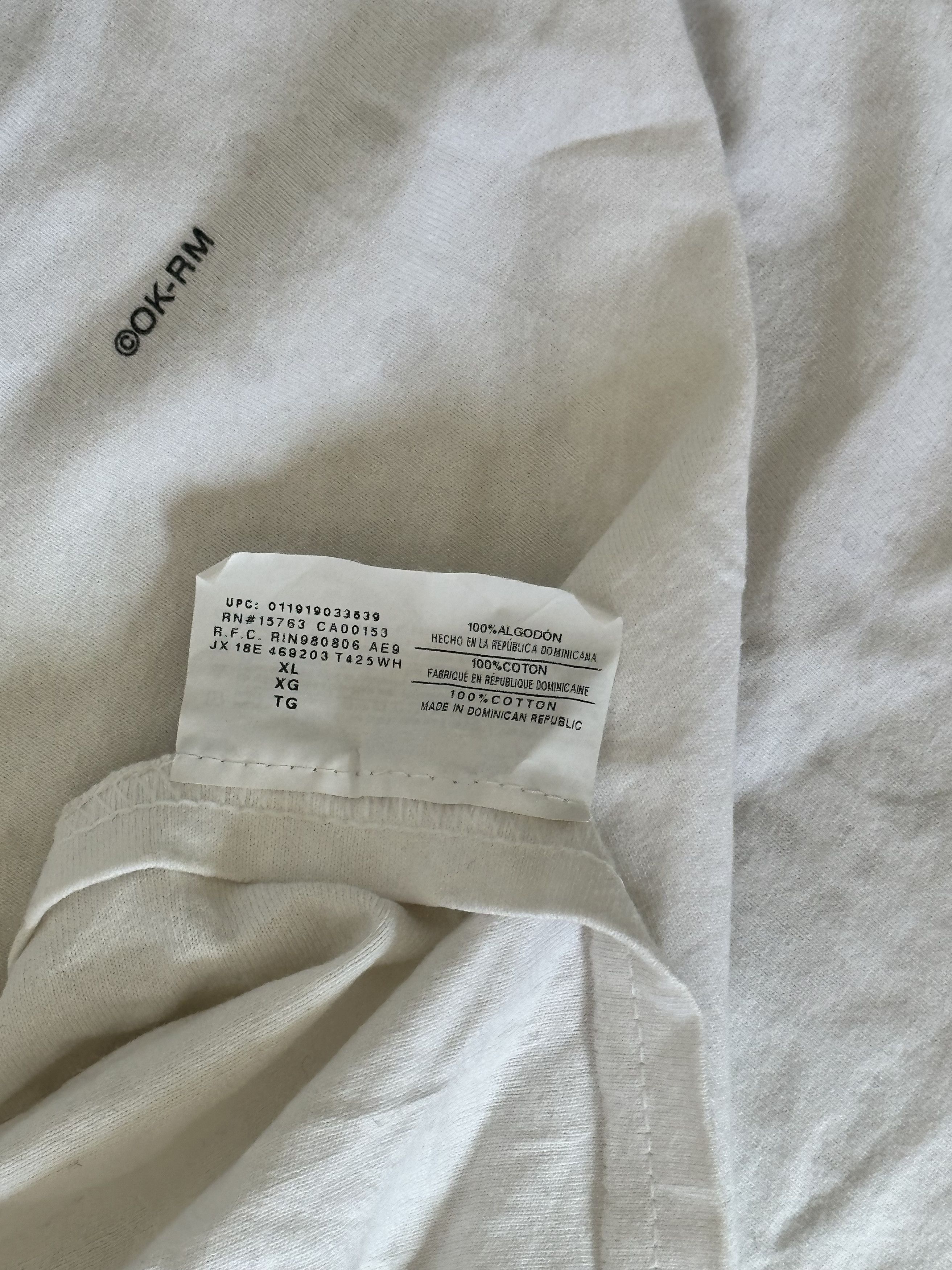 Virgil Abloh Virgil Abloh x MCA Pyrex Caravaggio Tee White XL Size US XL / EU 56 / 4 - 3 Thumbnail