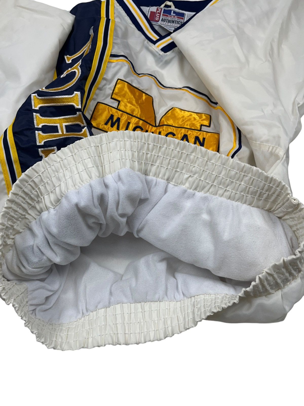 NFL Vintage Michigan Wolverines Made in Korea J Plus Jacket Size US L / EU 52-54 / 3 - 7 Thumbnail