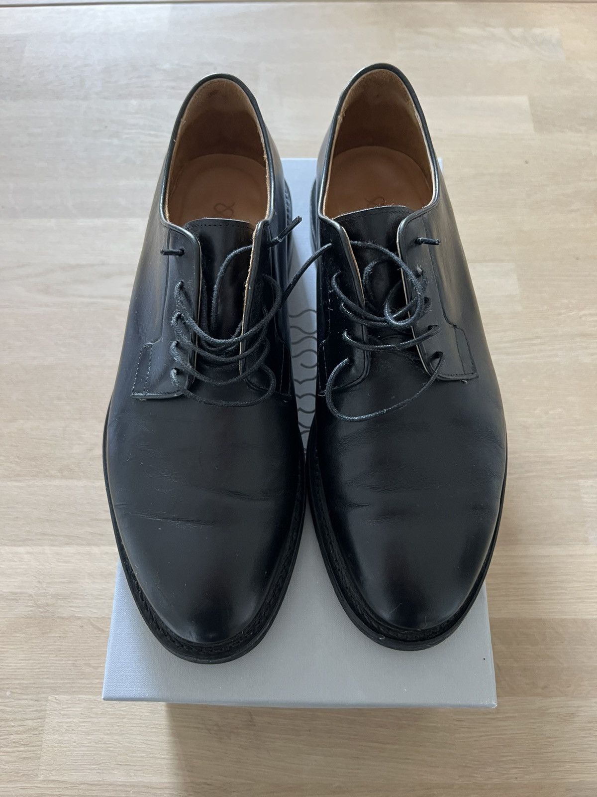 MORJAS Morjas Plain Toe Blicher Derby Shoes Size US 9.5 / EU 42-43 - 1 Thumbnail