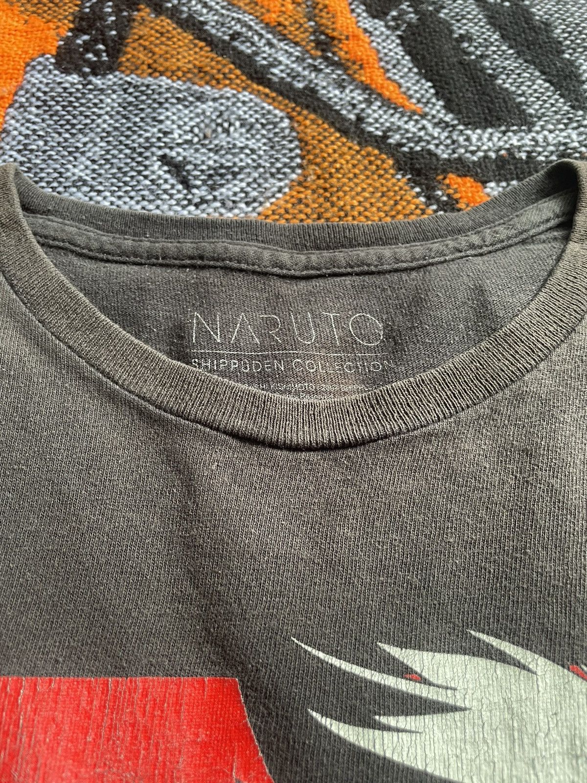 Anime × Japanese Brand Naruto Shippuden Kakashi Black T-shirt Size US L / EU 52-54 / 3 - 4 Thumbnail
