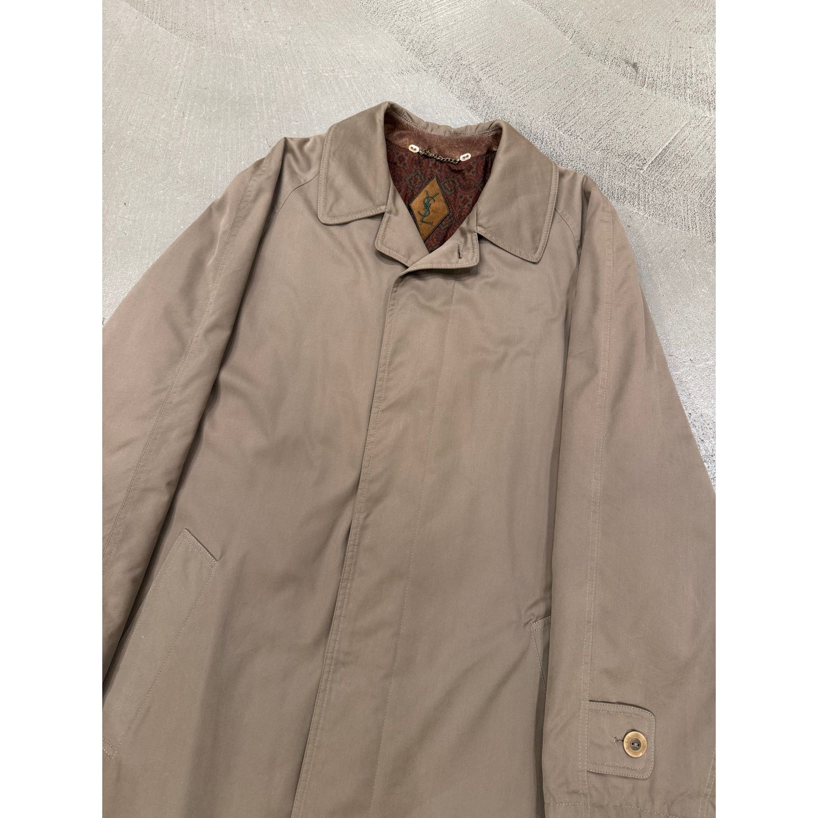Yves Saint Laurent 1990s Yves Saint Laurent long coat Size US M / EU 48-50 / 2 - 2 Thumbnail