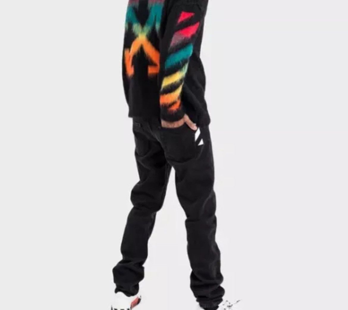 Off-White 💥NWT💥 OFF-WHITE GRADIENT MOHAIR SWEATER Size US S / EU 44-46 / 1 - 3 Thumbnail