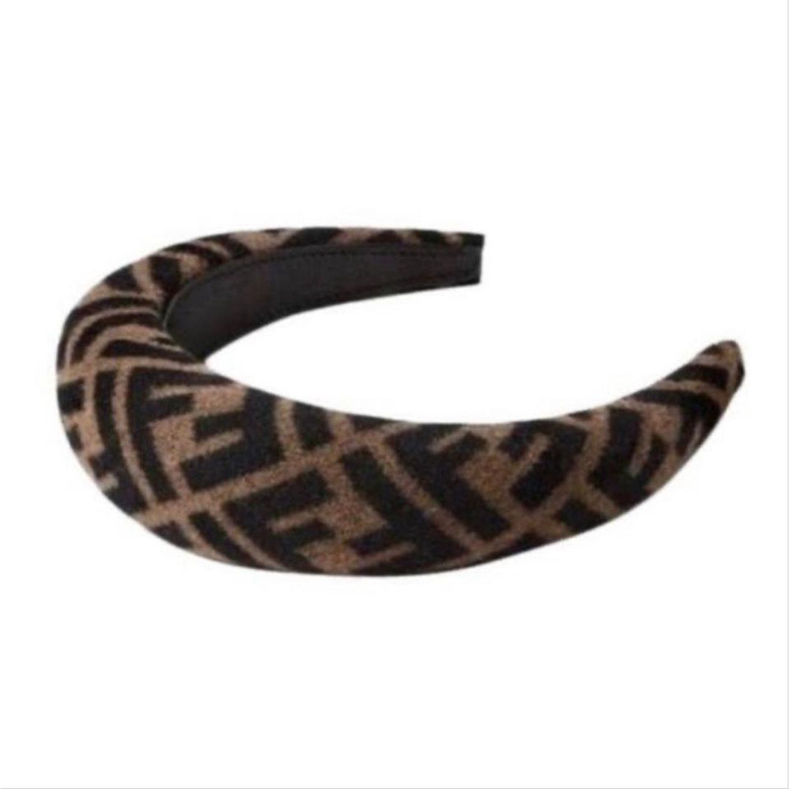 Fendi FF logo felt headband hair band Size ONE SIZE - 1 Thumbnail