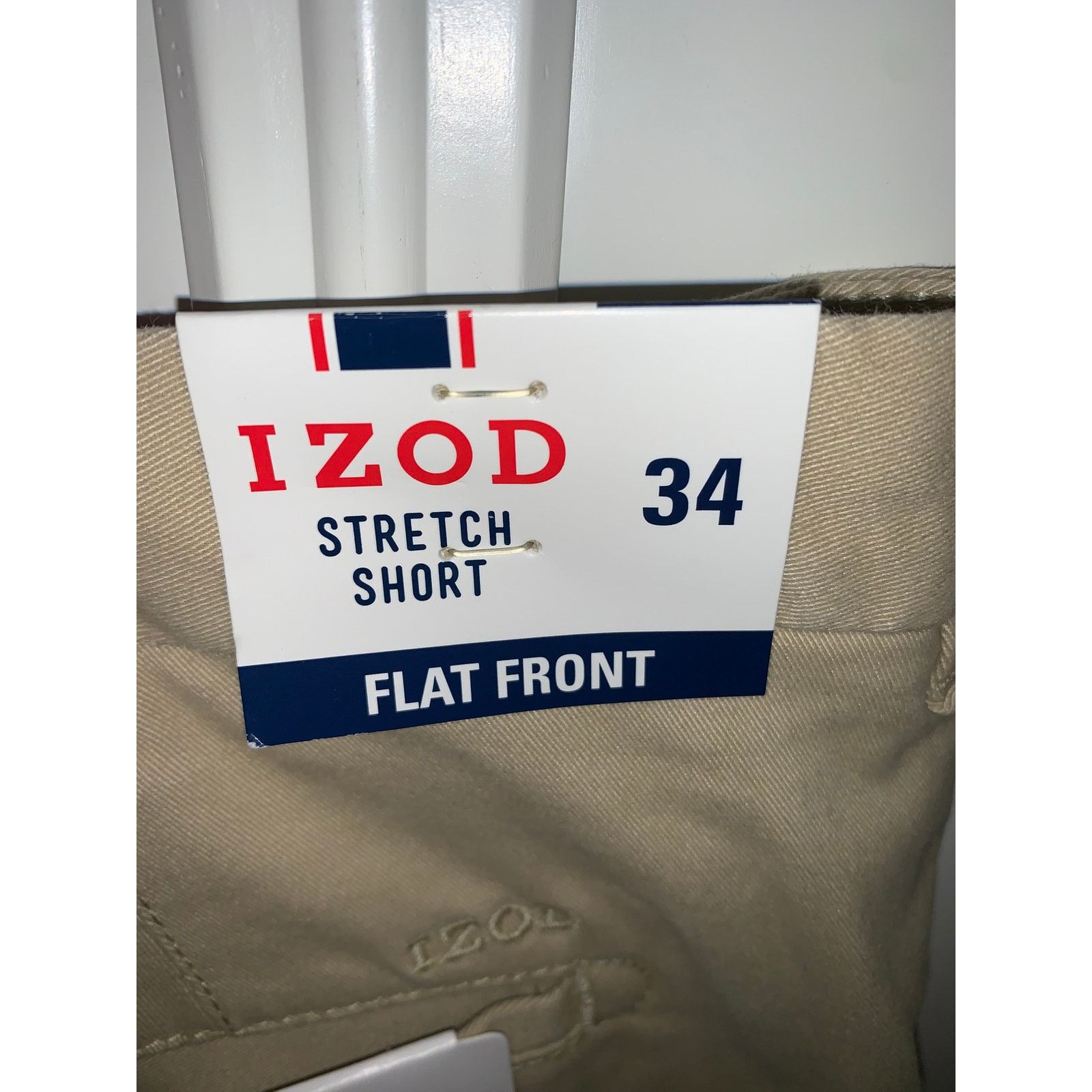 Izod NWT Set of 2 IZOD Men's Chino Shorts Size 34 Flat Front Size US 34 / EU 50 - 7 Thumbnail