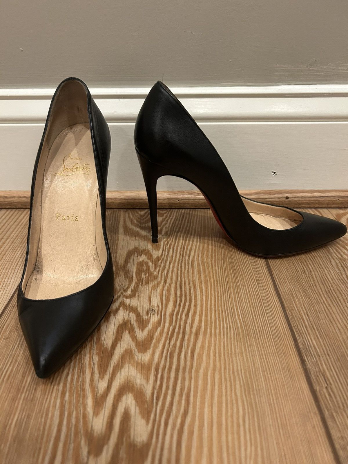 Christian Louboutin Pigalle 100mm Pumps Size US 7 / IT 37 - 1 Thumbnail