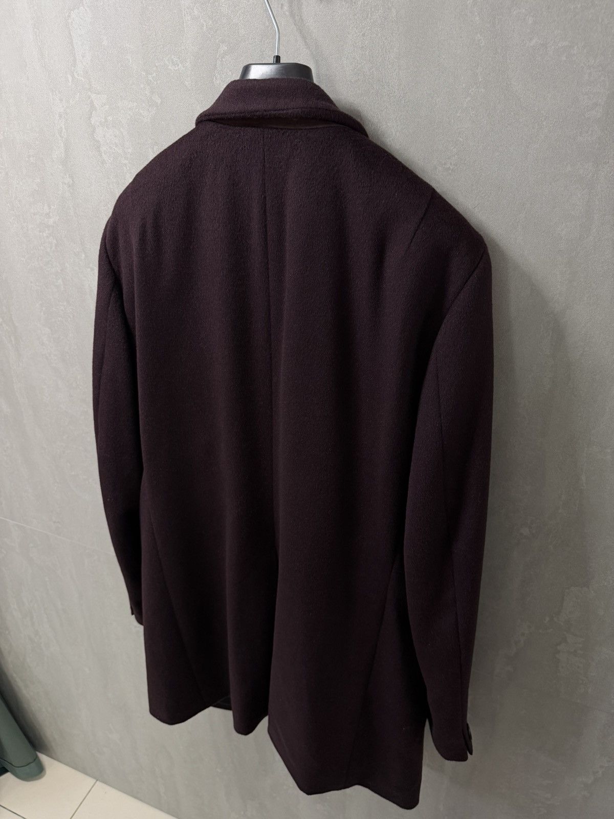 Allsaints AllSaints wool manor coat jacket dark garnet size S-M Size US S / EU 44-46 / 1 - 10 Thumbnail