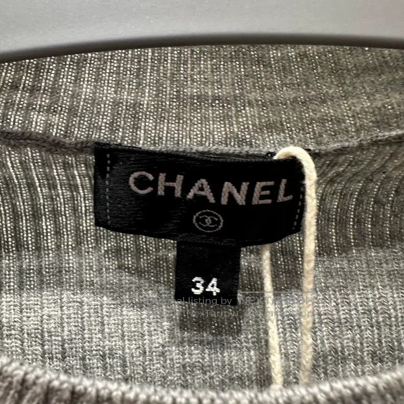 Chanel Chanel Logo floral slim knitted long sleeves Size XXS / US 00 / IT 34 - 3 Thumbnail