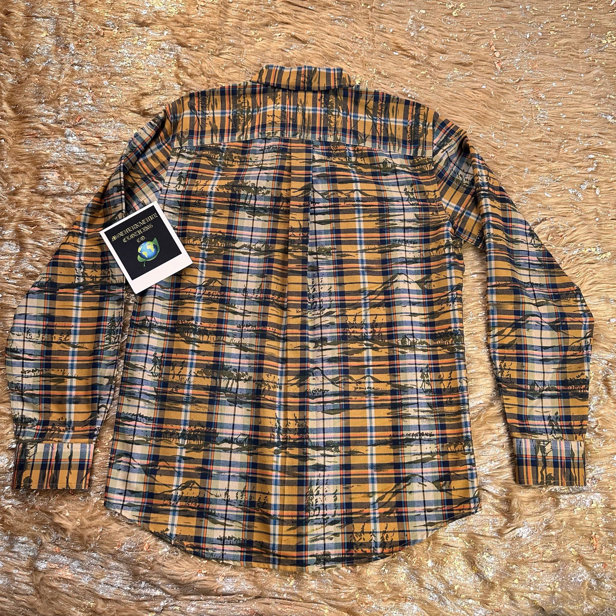 Other PEICE UNIQUE MURAL PLAID OVERLAY L/S BUTTON UP Size US M / EU 48-50 / 2 - 2 Thumbnail