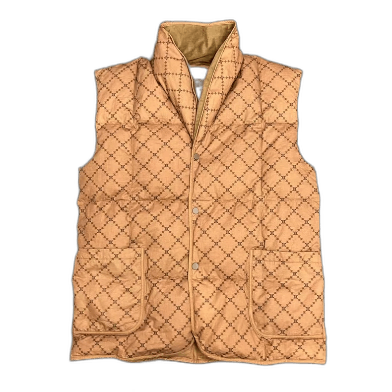 Celine Celine Monogram Quilted Cotton Vest Size XL / US 12-14 / IT 48-50 - 1 Thumbnail