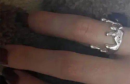 Other Irregular Design Punk Star Tail Open Ring Size ONE SIZE - 4 Thumbnail
