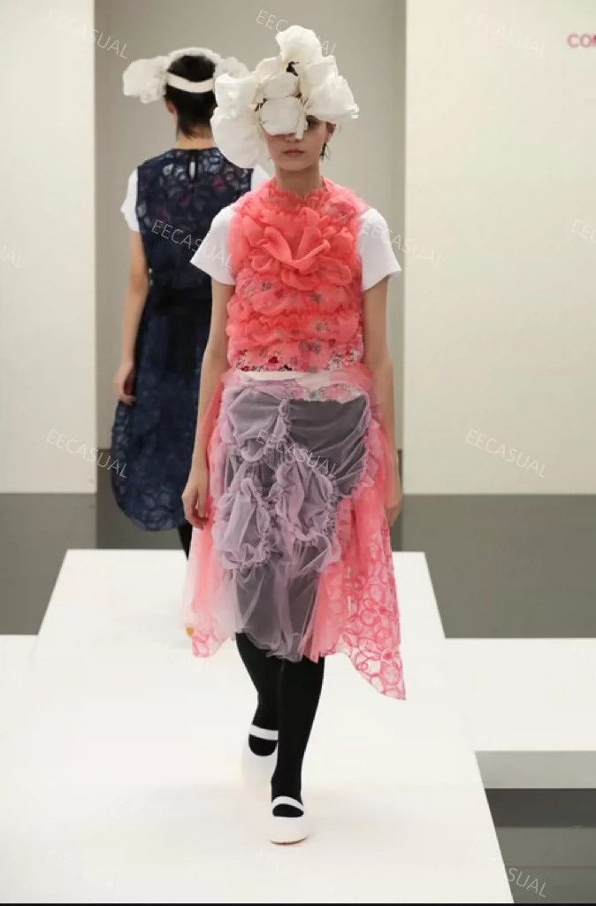 Comme des Garcons Comme Des Garcons Three-dimensional lace tulle flower blou Size M / US 6-8 / IT 42-44 - 3 Thumbnail
