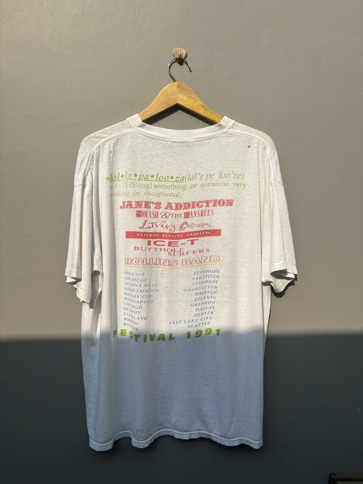 Band Tees Very Rare First Lollapalooza 91 Size US XL / EU 56 / 4 - 4 Thumbnail