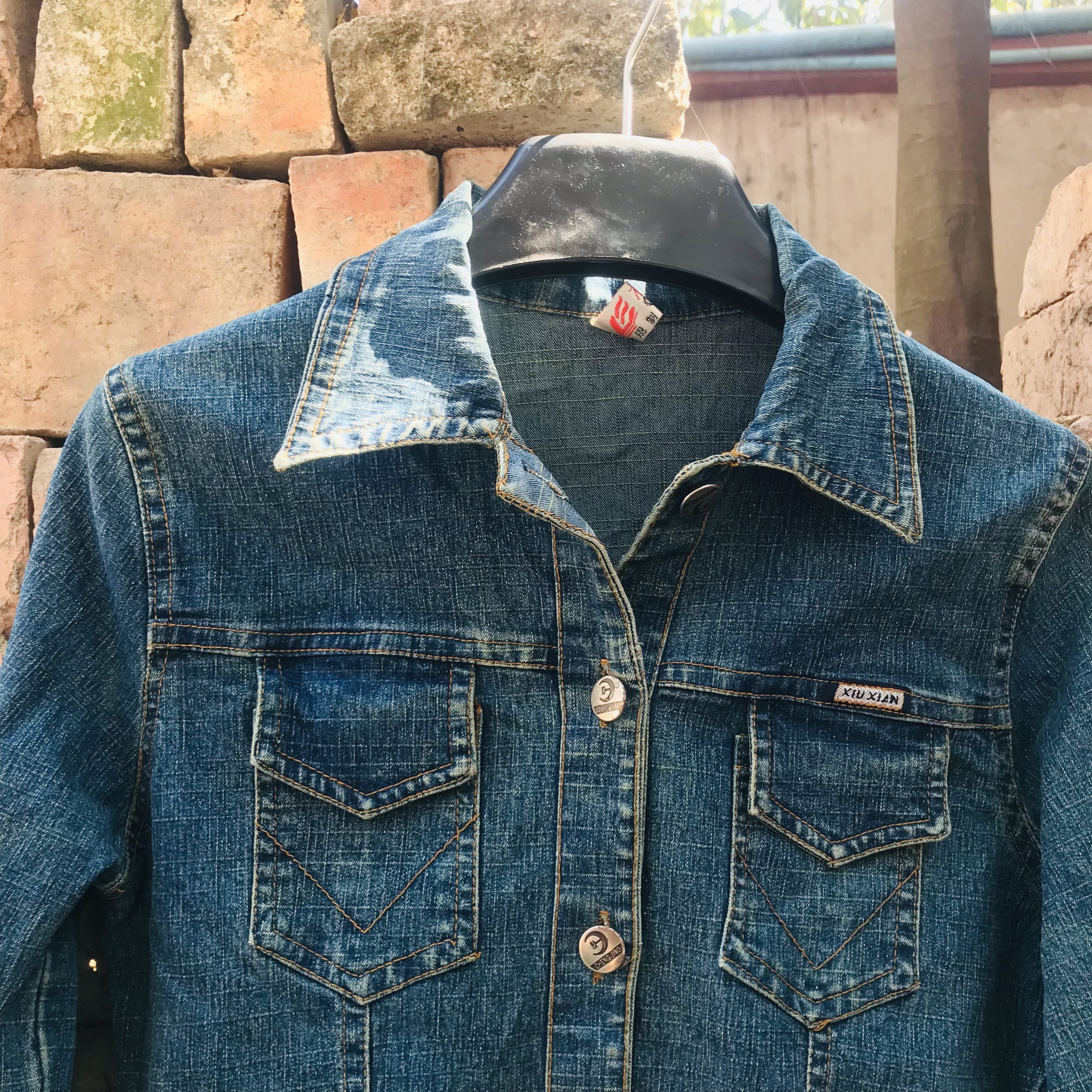 Japanese Brand × Vintage Vintage Japanese Denim Shirt Size M / US 6-8 / IT 42-44 - 2 Thumbnail