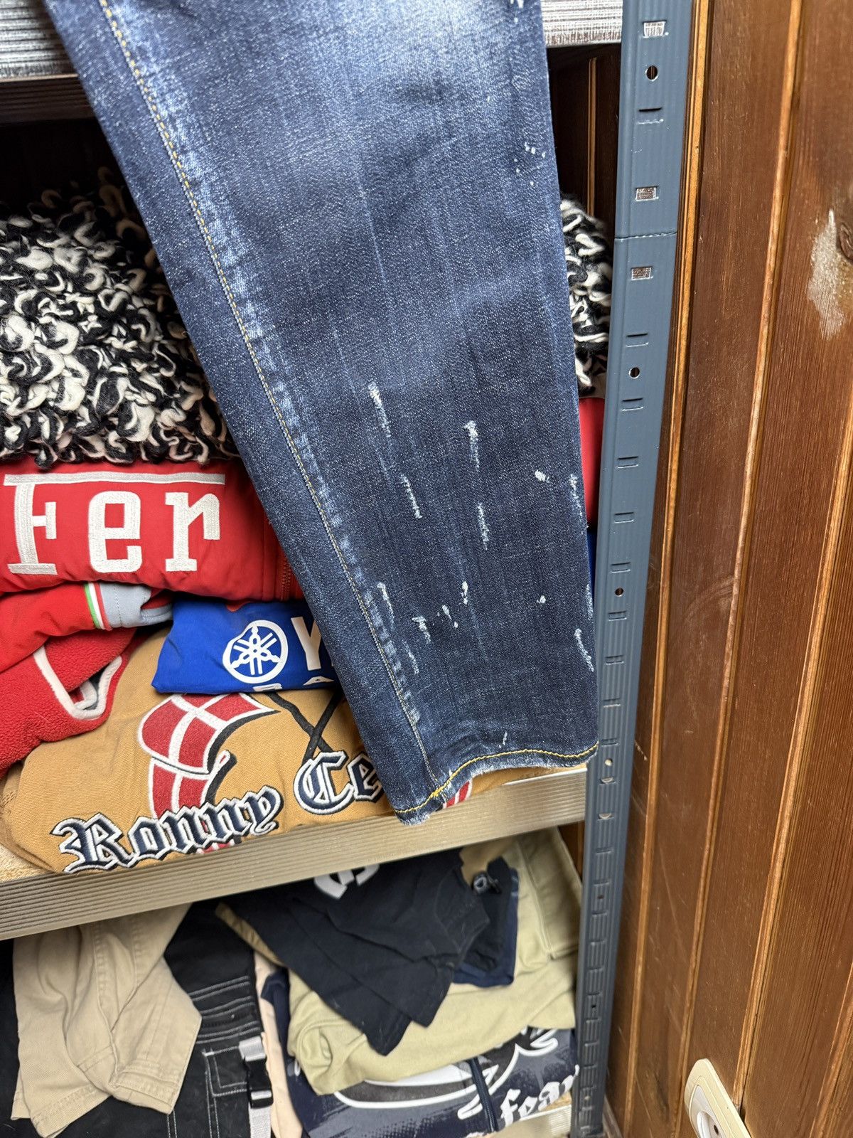 Dsquared2 Vintage Dsquared2 Distressed Raw Denim Pants Y2K Japan Style Size US 36 / EU 52 - 7 Thumbnail